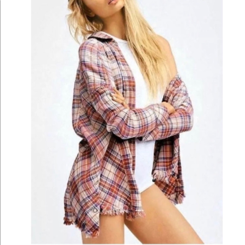 - Free People Juniper Ridge Flannel Sz M